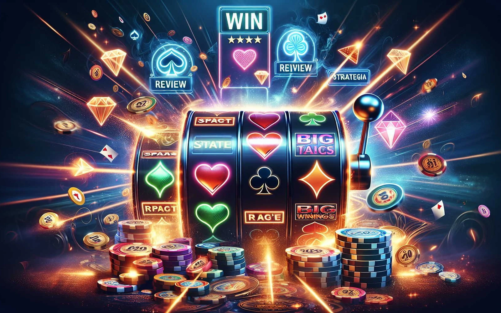 Tampilan permainan slot dengan susunan reel dan simbol berwarna
